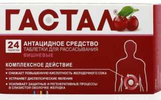 Для чего назначают Гастал: инструкция по применению при различных заболеваниях